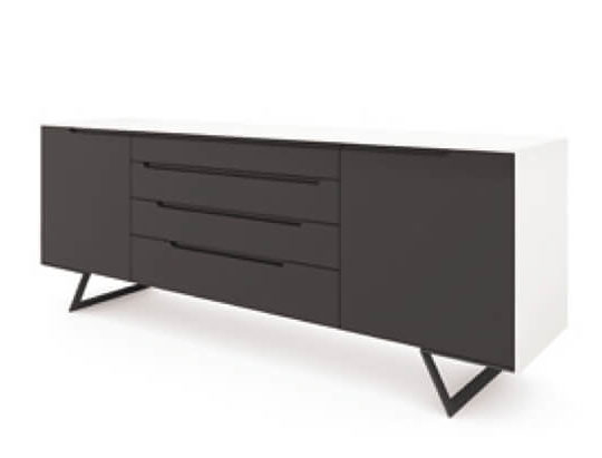 buffet design saint tropez noir