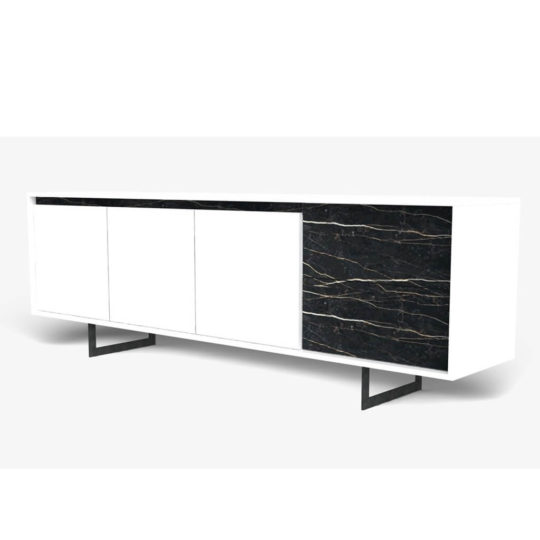 Buffet Ceramique Laque Contemporain P1 Berlim