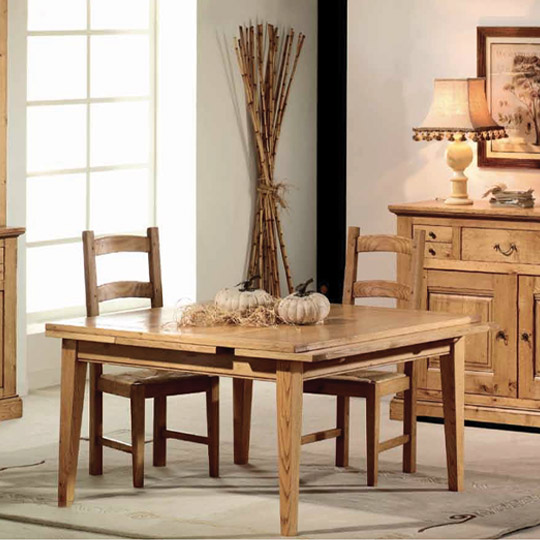 Table Carree Rustique Cabourg