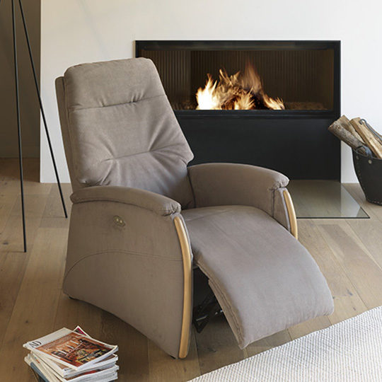 Fauteuil Relaxation Beige.boris