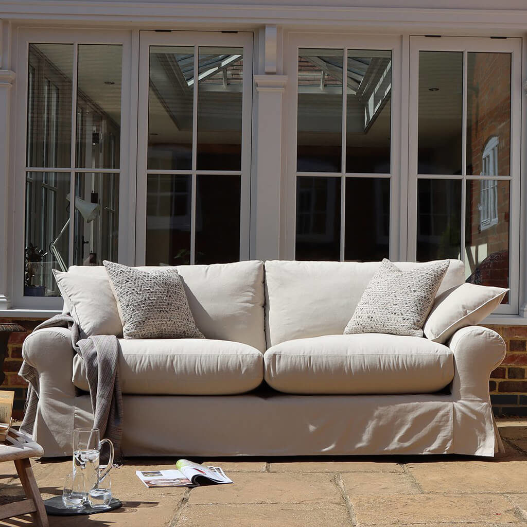 Canape Anglais Tissu Blanc Alexia P1 TETRAD-boheme-chic