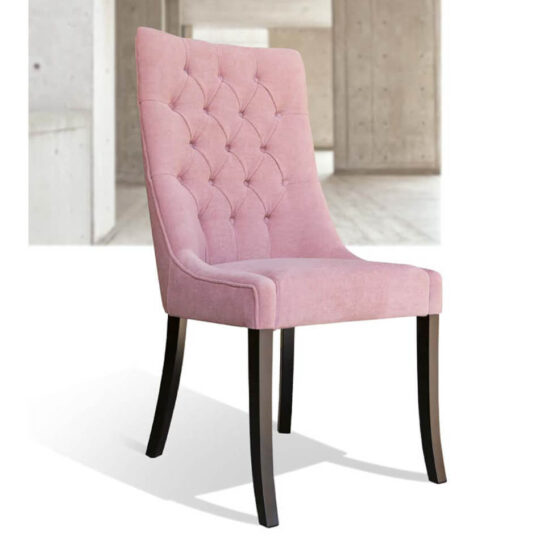 Chaise Capitonnee Rose P1 Carol