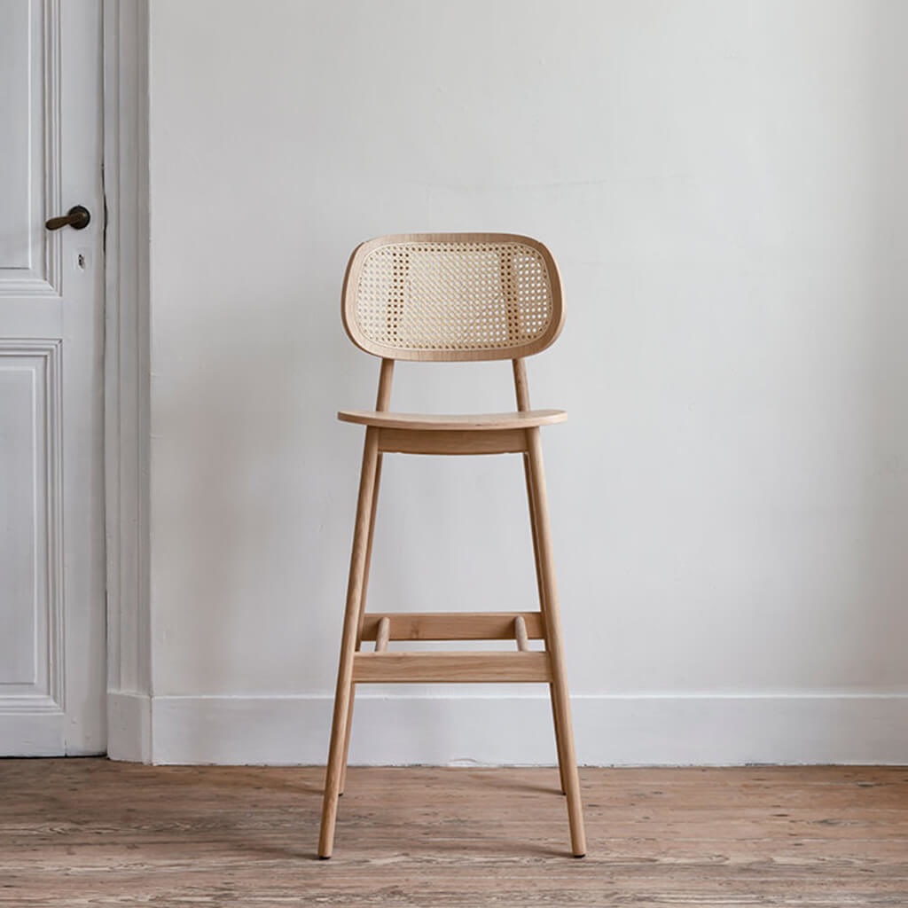 Tabouret de bar en chêne