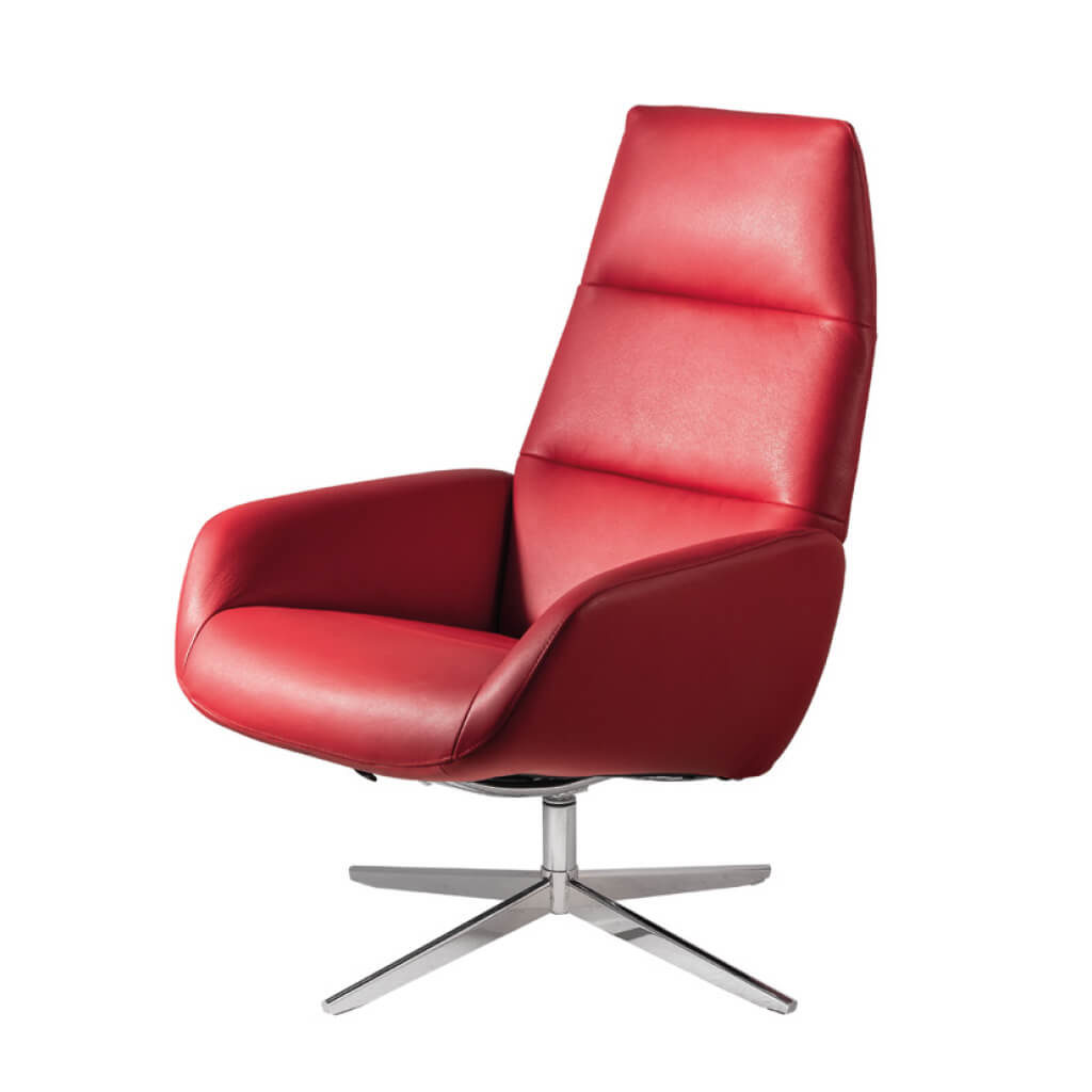 Fauteuil Relax Design Cuir Kebe P1 Ergo