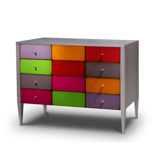 Grande Commode Contemporaine Couleurs P2 Kubic 754