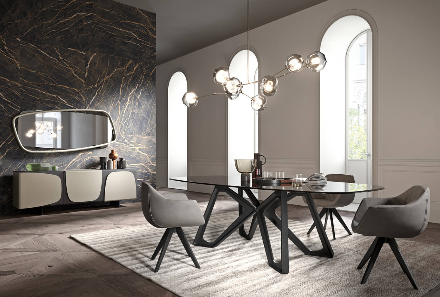 Salle A Manger Contemporaine Collection P1 Trilogy