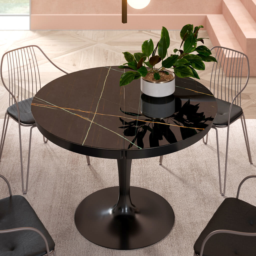 Table Ronde Contemporaine Ozzio P1 Eclipse