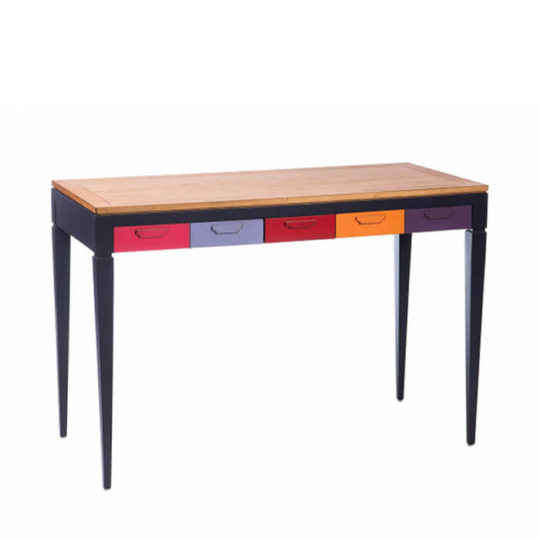 Bureau Noir Couleurs Classique Chic P1 Les Coloristes