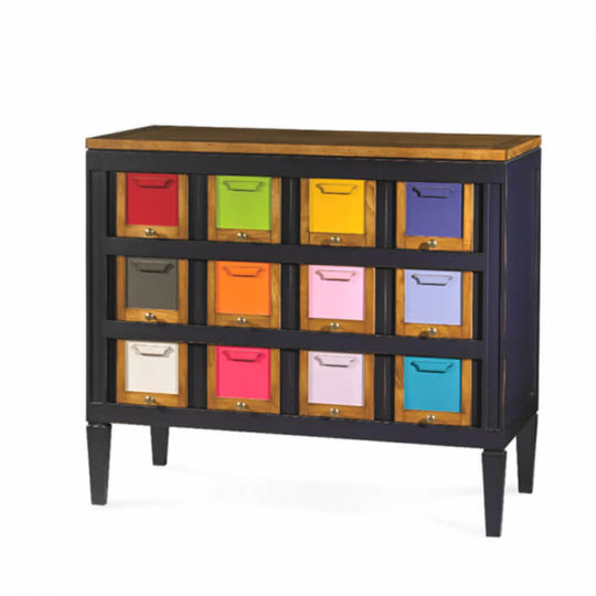 Commode Noir Couleurs Classique Chic P1 Les Coloristes