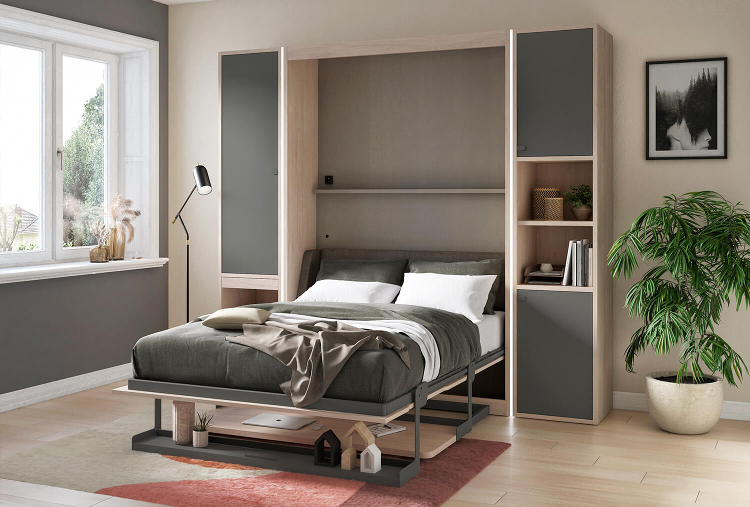 Armoire lit bureau SMART VAZARD home