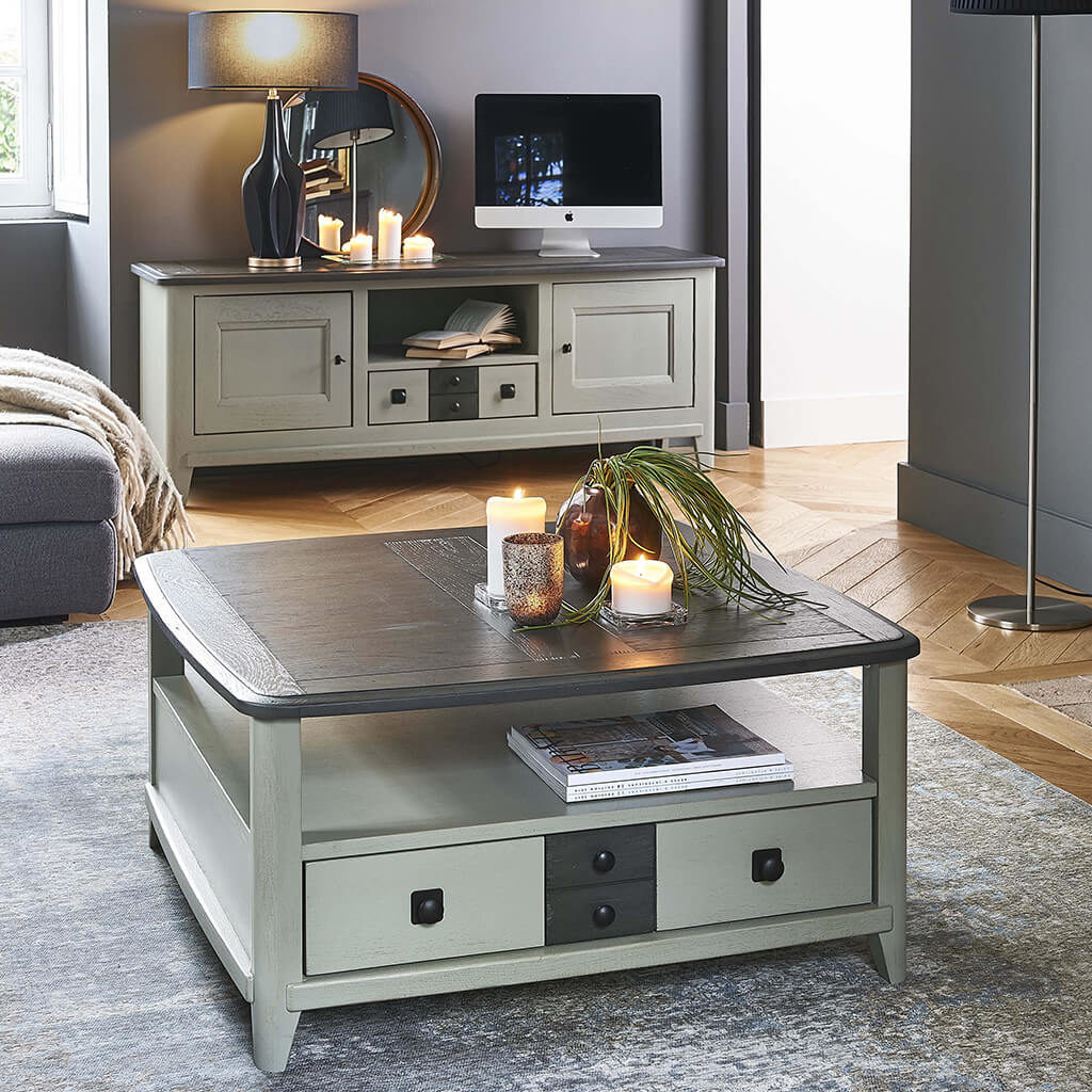 Table Basse Campagne Chic Laque P1 Seraphine