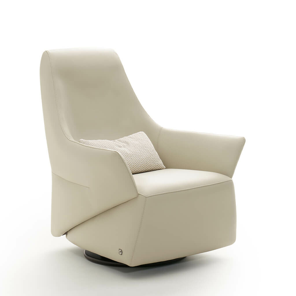 Fauteuil Contemporain Cuir P1 Bolero