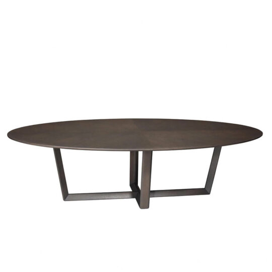 Table Ovale Noire P1 Lounge