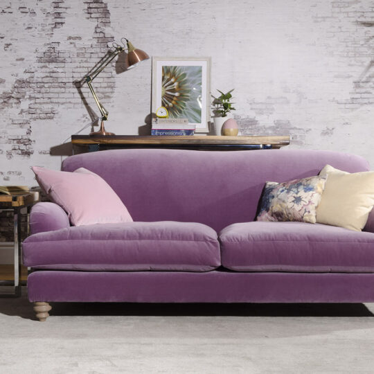 Canape Anglais Velours Violet Tetrad P2 Ruffle