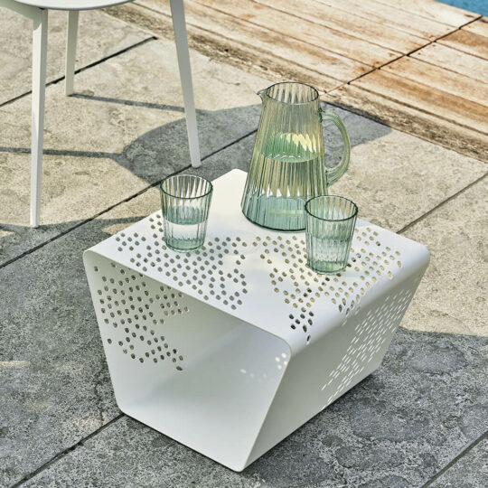 Bout De Canape Contemporain Metal P1 pattern