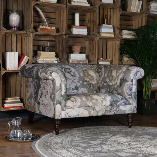 Fauteuil Anglais Tissu Fleur Tetrad Bloomsbury