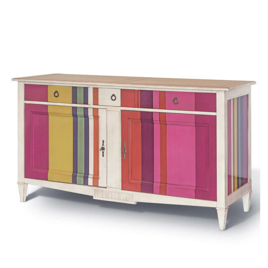 Buffet Classique Chic Rayures Couleurs Directoire