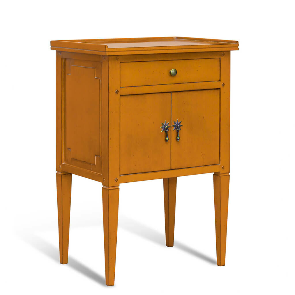 Chevet Classique Chic Orange Directoire