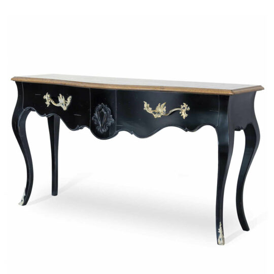 Console Noire Classique Chic Serena