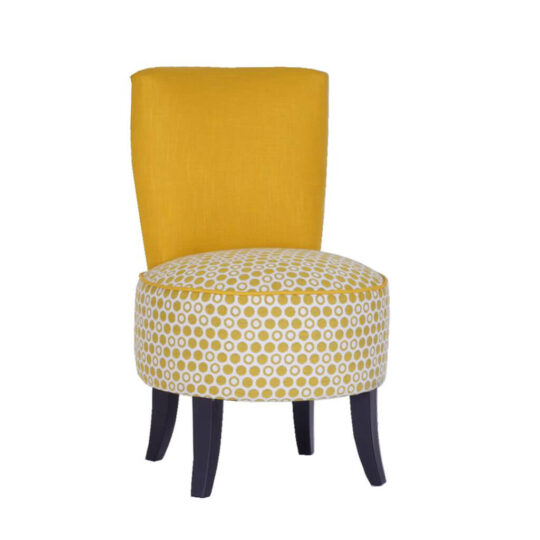 Fauteuil Crapaud Tissu Deco Jaune 1 Ilona