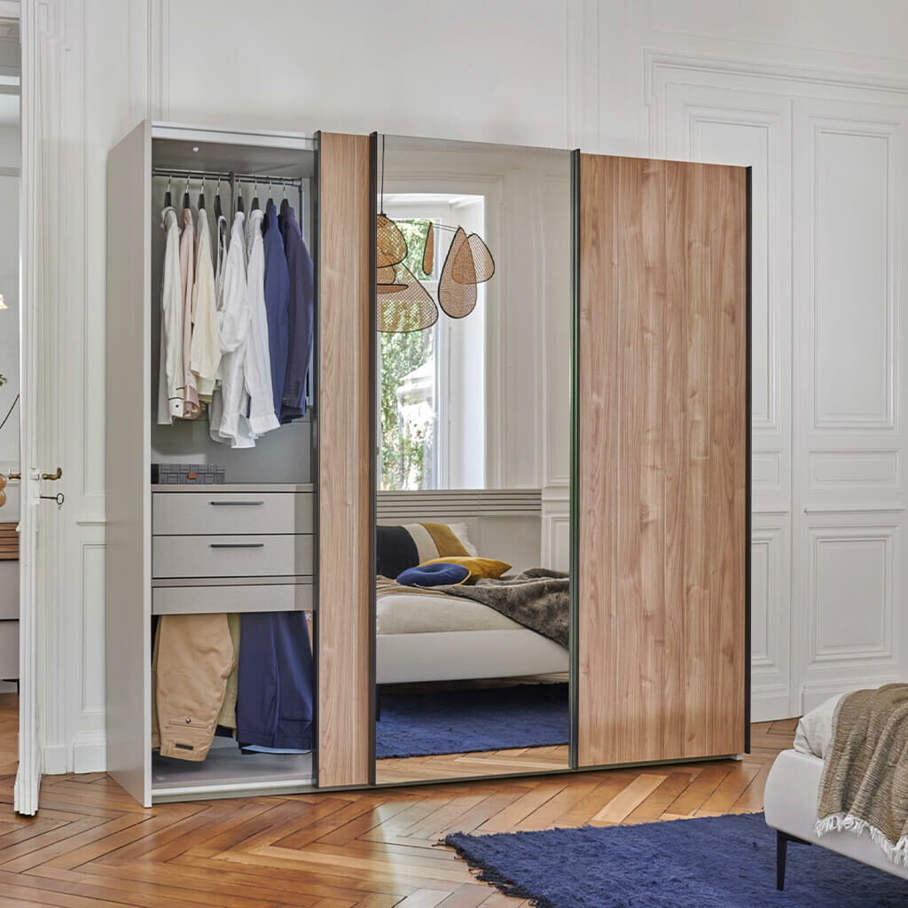 Armoire Bois Esprit Moderne Naturel Toscane Celio