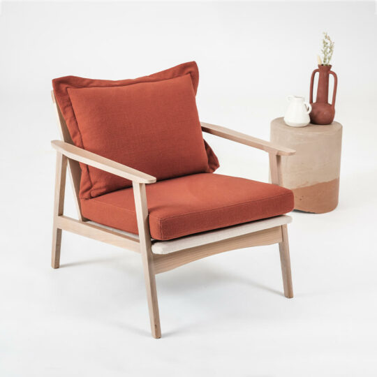 Fauteuil Tissu Scandinave Ralph M Fjord