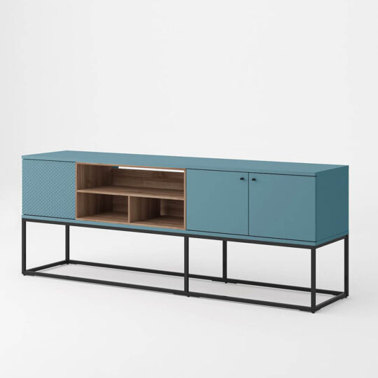 Dos Canape Niche Contemporain Bleu Pigment Celio