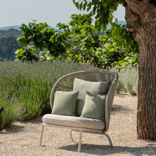 Fauteuil rotin EMMANUELLE - romantique VAZARD home