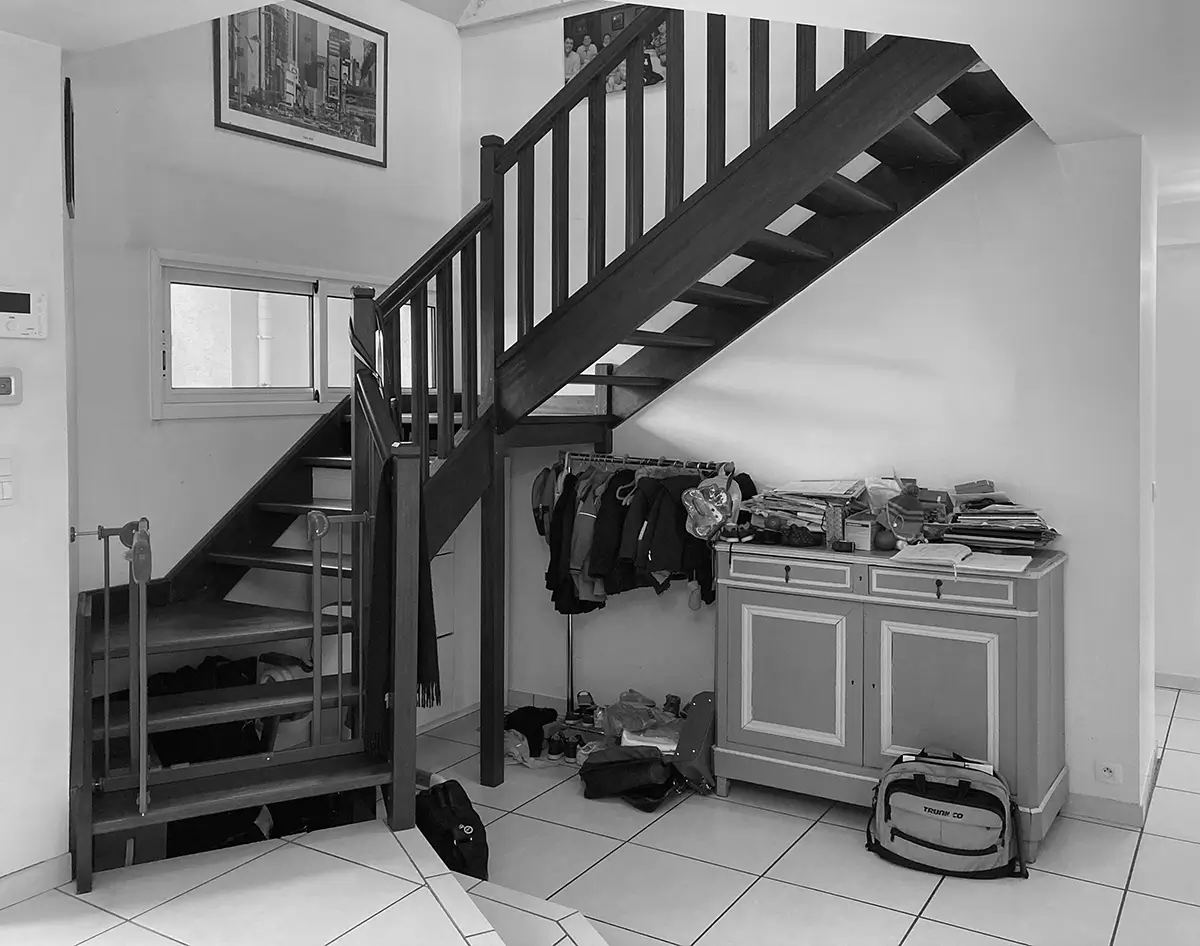 Vestiaire Sous Escalier Sur Mesure Avant Vazard Home Pjs B21