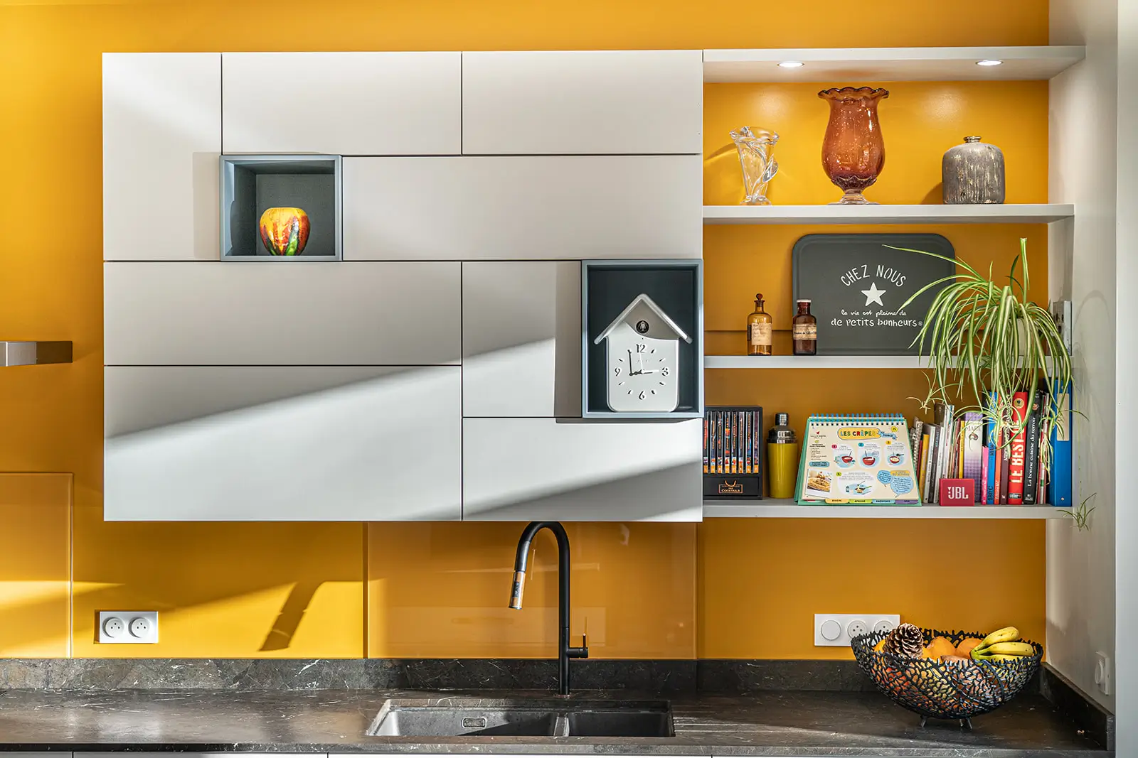 Decorateur Agrandissement Cuisine Familiale Cottage Urbain Deco Jaune Evreux Normandie Vazardhome