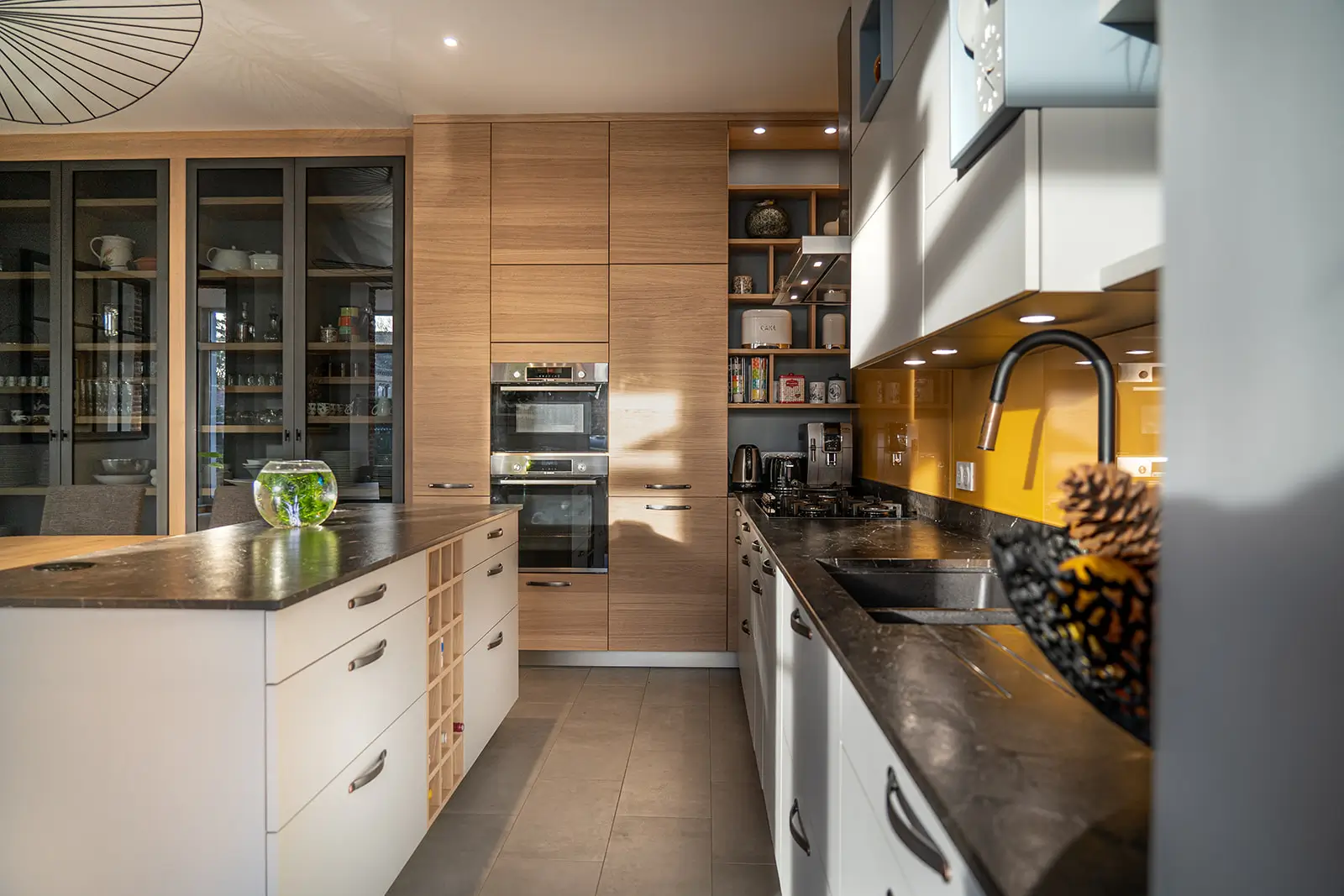 Decorateur Agrandissement Cuisine Familiale Ilot Central Evreux Normandie Vazardhome