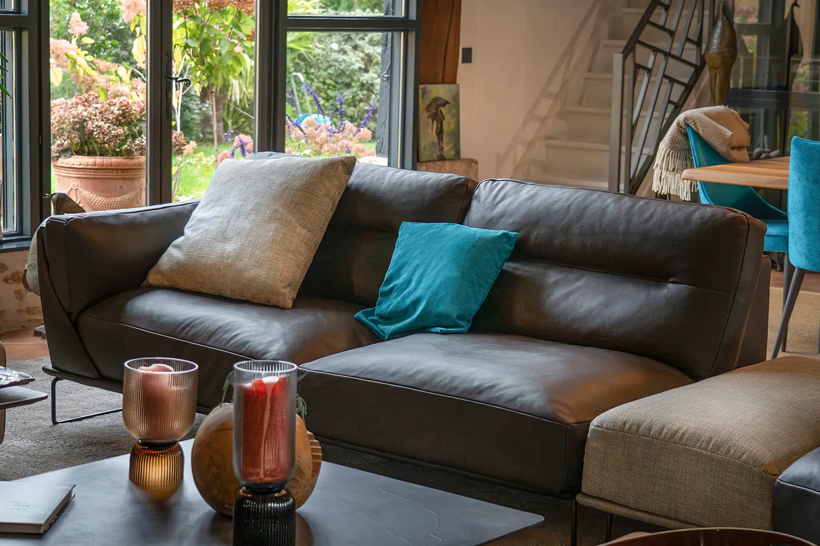 Decorateur Canape Angle Cuir Normandie Deauville Vazardhome