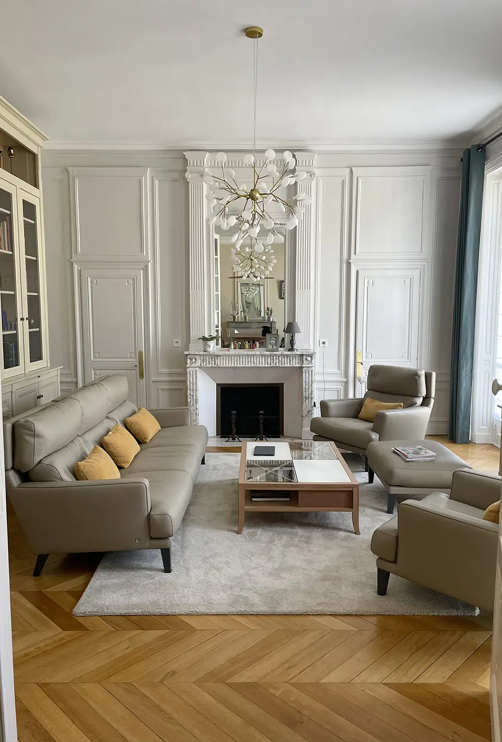 Decorateur Renovation Appartement Salon Haussmannien Paris Normandie Vazardhome