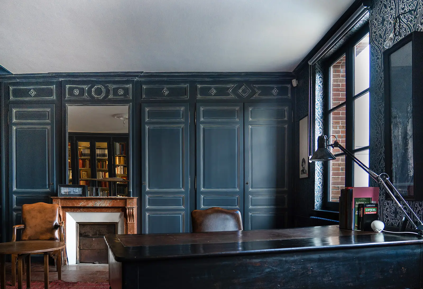 Decorateur Renovation Bibliotheque Coin Bureau Poissy Normandie Vazardhome