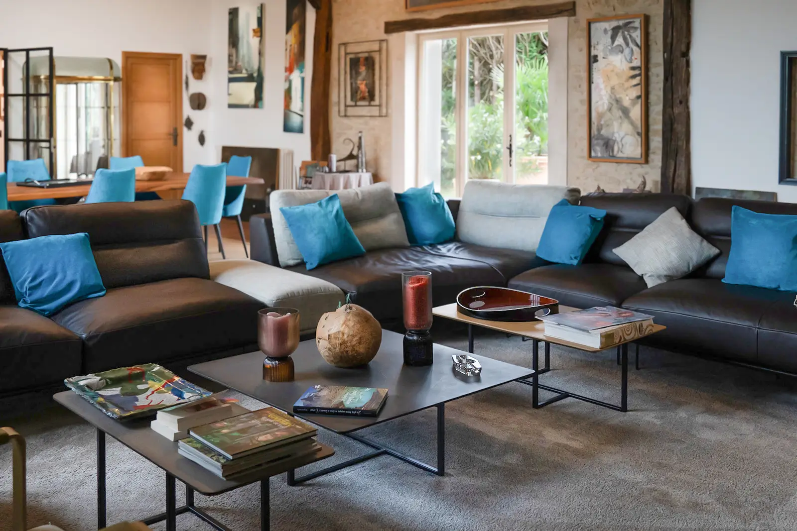 Decorateur Salon Canape Angle Cuir Normandie Deauville Vazardhome