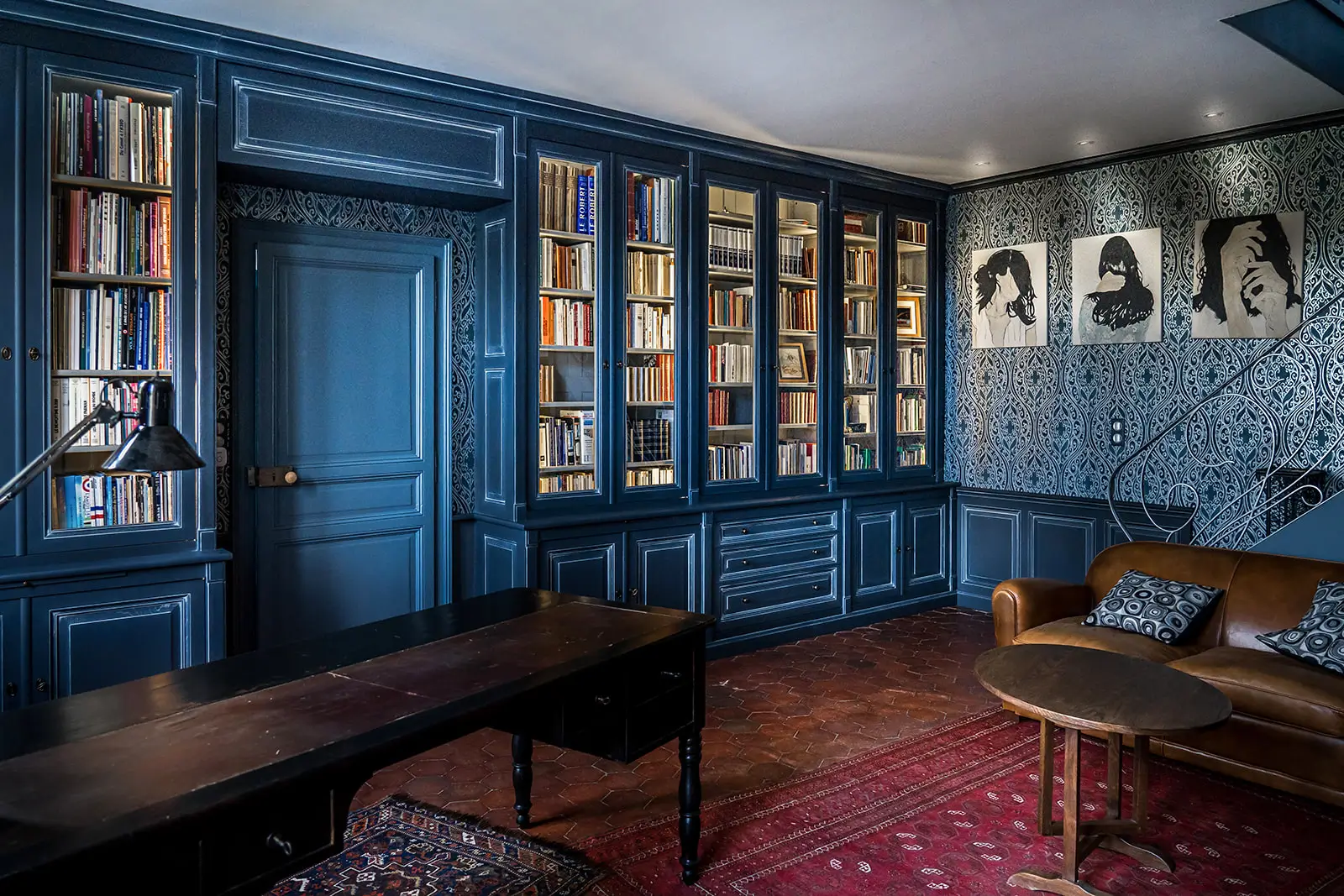 Decorateur Transformation Bureau Bibliotheque Poissy Normandie Vazardhome