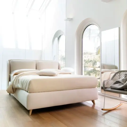 Lit Coffre Moderne Beige Folding Box Rangement Noctis Hello