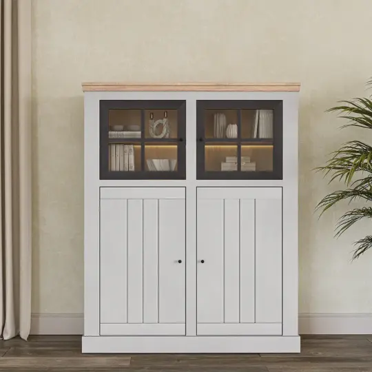 Buffet Haut Blanc Ambiance Campagne Chic Ateliers De Langres Cosy