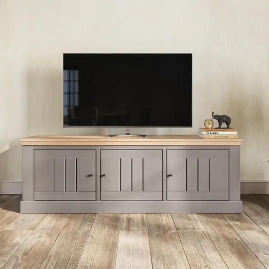 Meuble Tv Chanvre Charme Ambiance Campagne Chic Ateliers De Langres Cosy