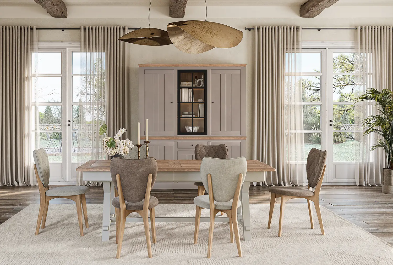 Salle A Manger Ambiance Campagne Chic Ateliers De Langres Cosy