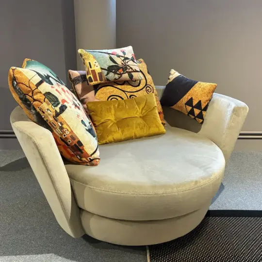 Fauteuil Mynest Beige Vazard Home Aubaine