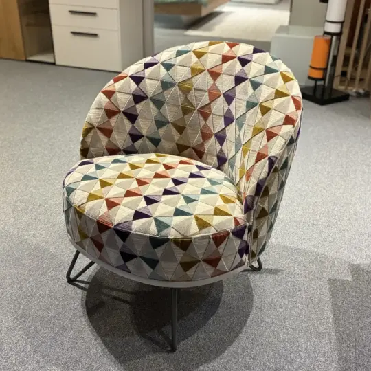 Fauteuil Tissu Lea Vazard Home Aubaine