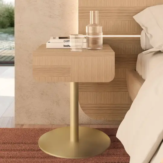 Chevet Pied Dore Classique Chic Celio Majestic