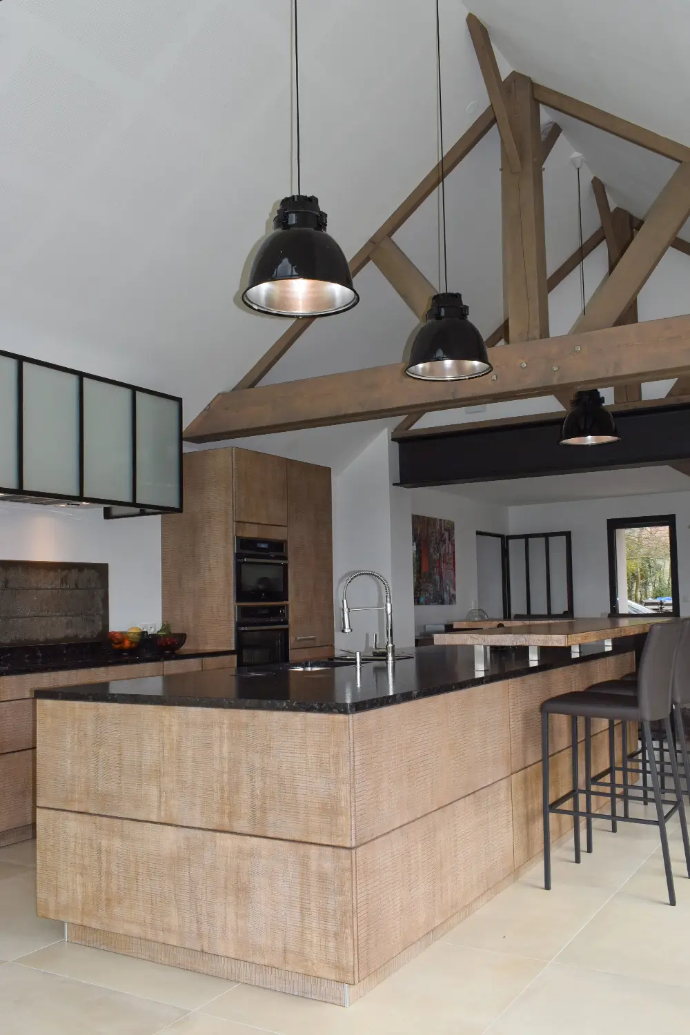 Cuisine Industrielle Loft Sur Mesure Artisan Cuisiniste