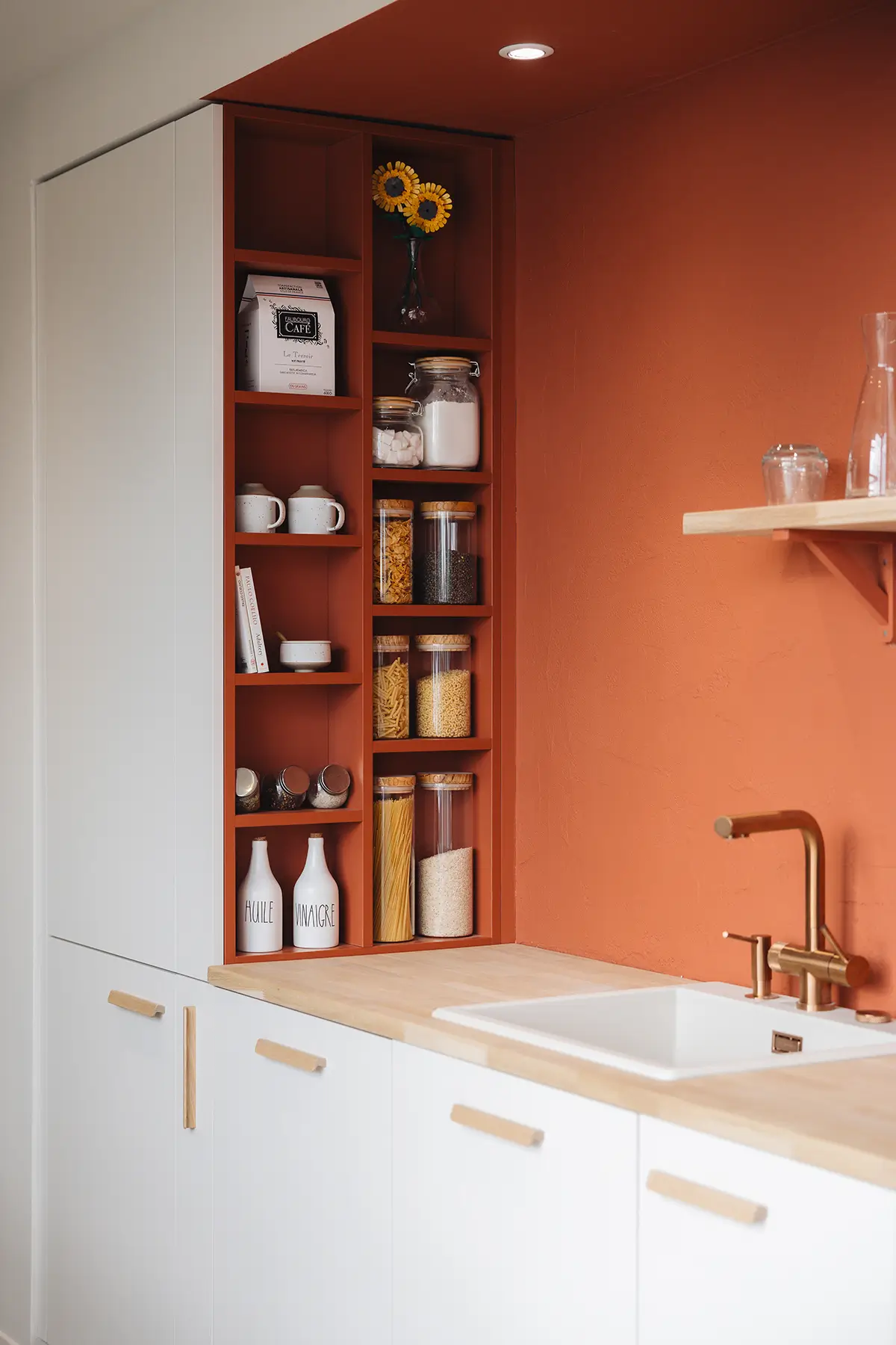 Cuisine Plan De Travail Bois Naturel Morel