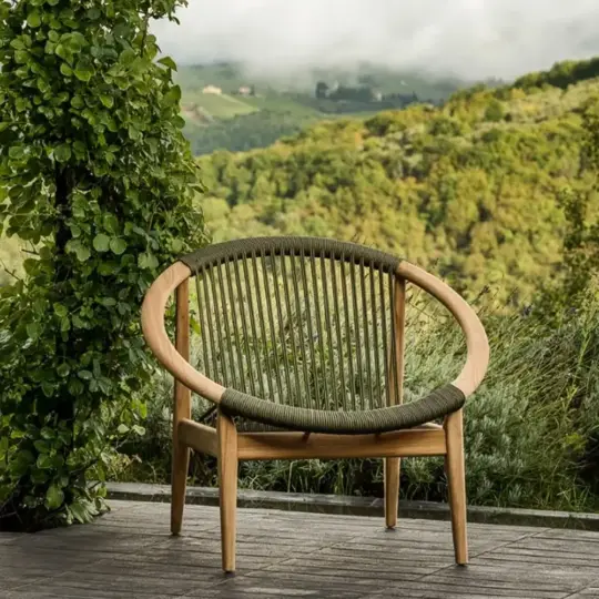 Fauteuil Exterieur Detente Outdoor Tech Corde Verte Vincent Sheppard Frida