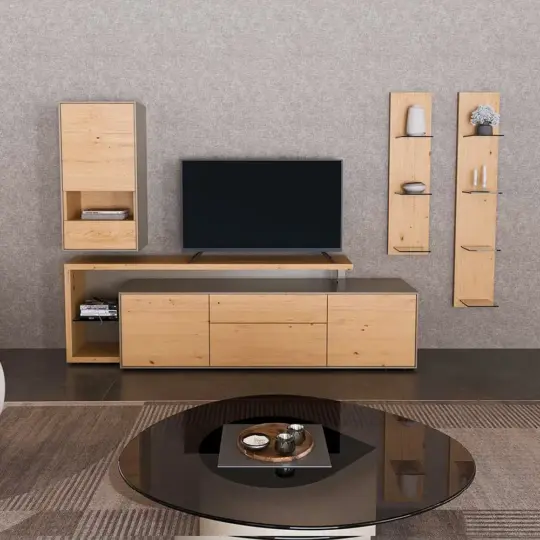 Meuble Tv Moderne Bois Compo 5