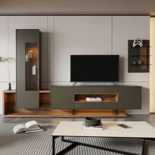 Meuble Tv Suspendu Conemporain Compo 2