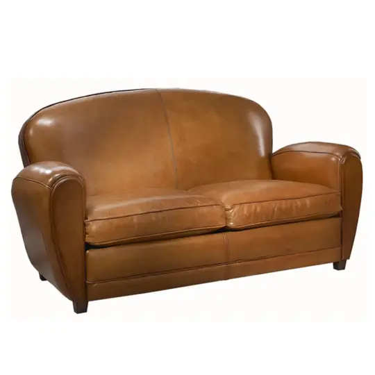 Canape Club Cuir Naturel Oxford