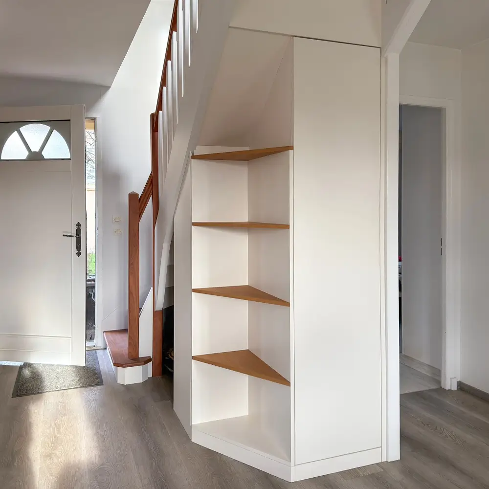 Dressing Sous Escalier Rangement Personnalise Sur Mesure Vazardhome